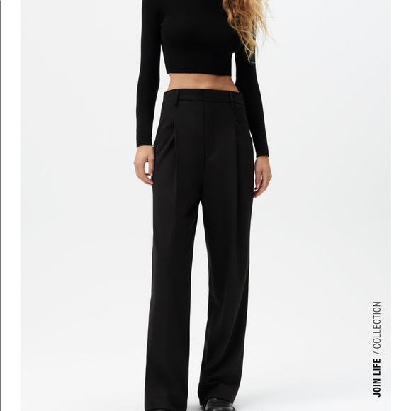 Zara full length wide pants, bloggers fav - Picture 13 of 16
